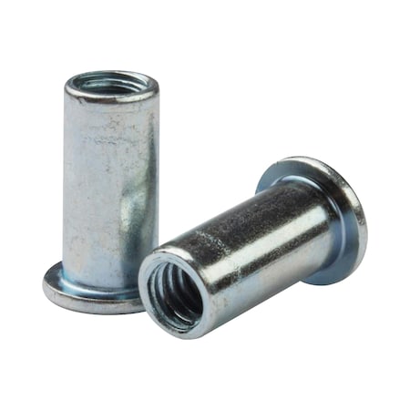 Huyett Rivet Nut, 3/8"-16 Thread Size, 25/32 in Flange Dia., 15/16 in L, Steel BTI-CA-3716S-200/B1